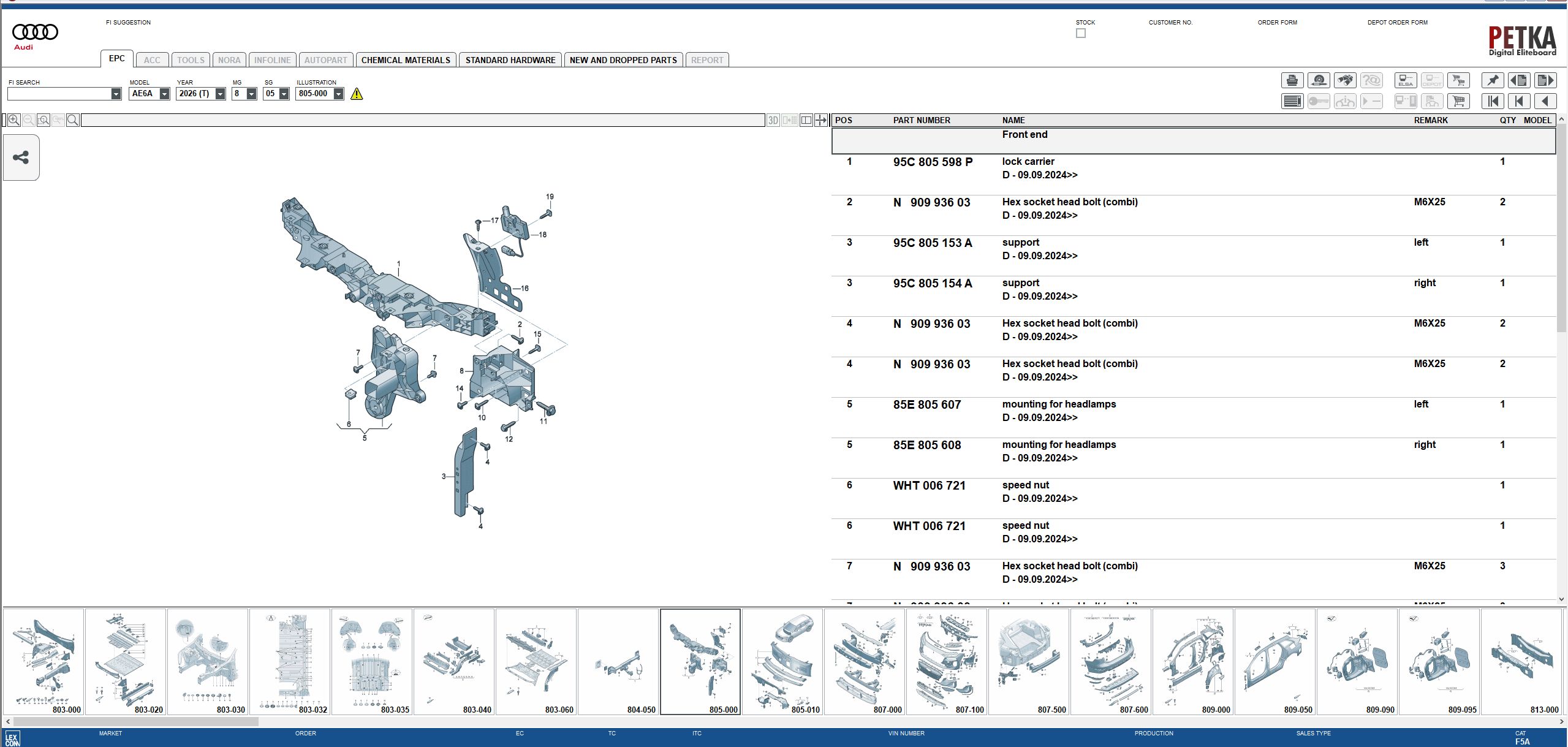 VMware Audi EPC 8.3 11.2025 1628 Spare Parts Catalog 3
