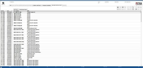VMware Seat EPC 8.3 11.2025 1154 Spare Parts Catalog 3
