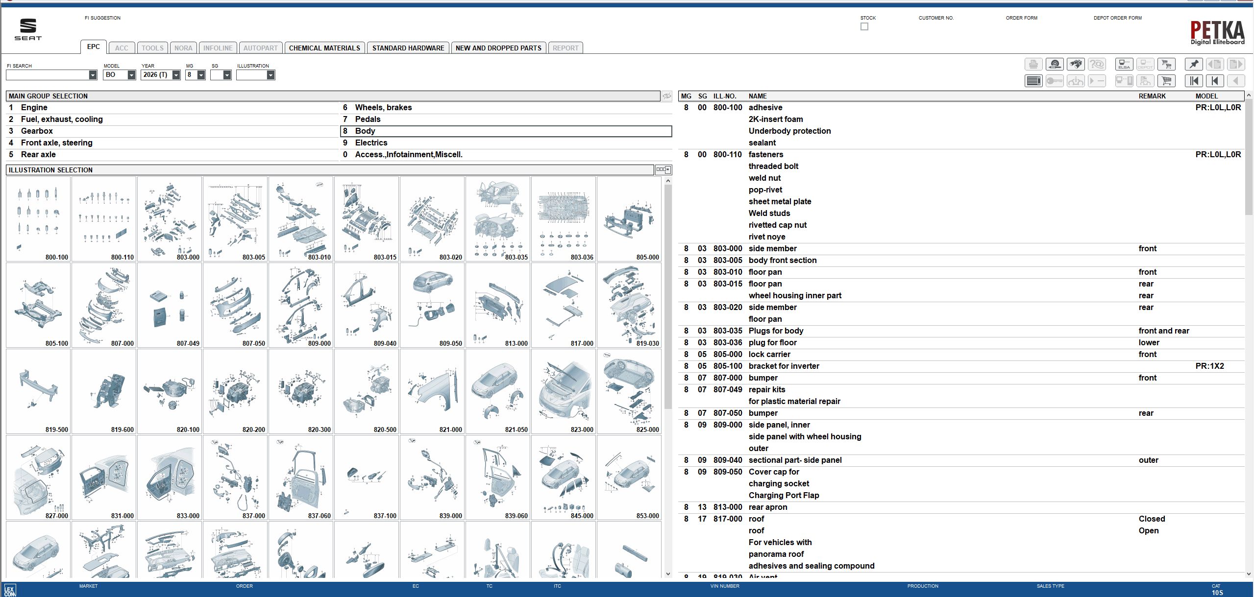 VMware Seat EPC 8.3 11.2025 1154 Spare Parts Catalog 4