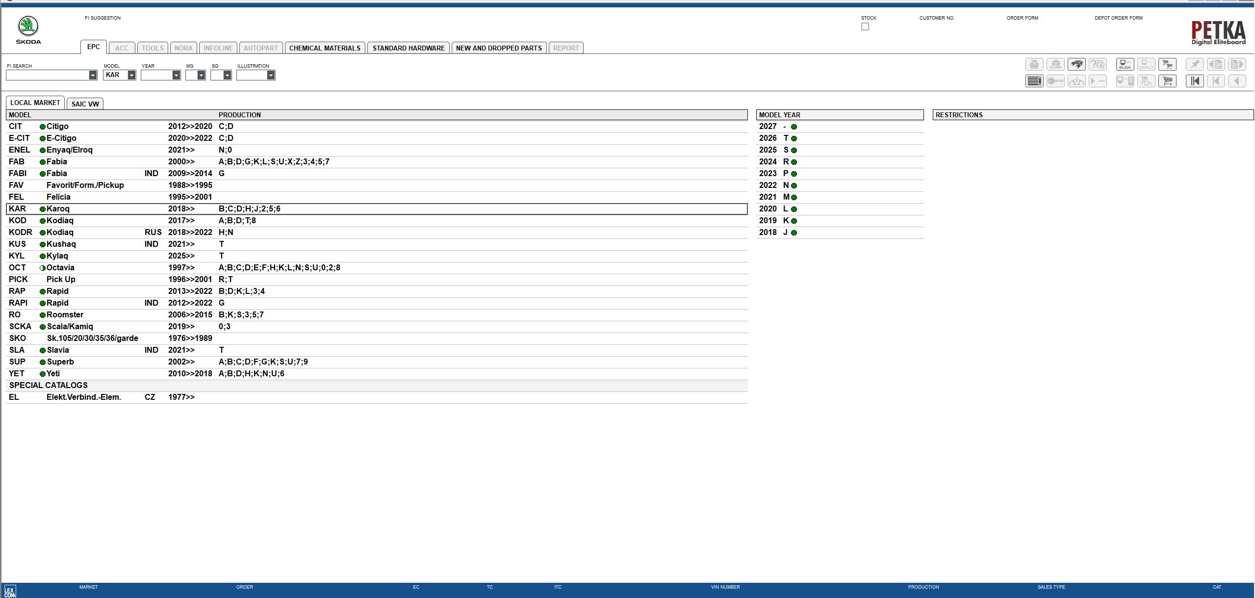 VMware Skoda EPC 8.3 11.2025 1160 Spare Parts Catalog 2