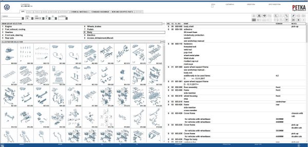 VMware Volkswagen Car EPC 8.3 11.2025 1628 Spare Parts Catalog 5