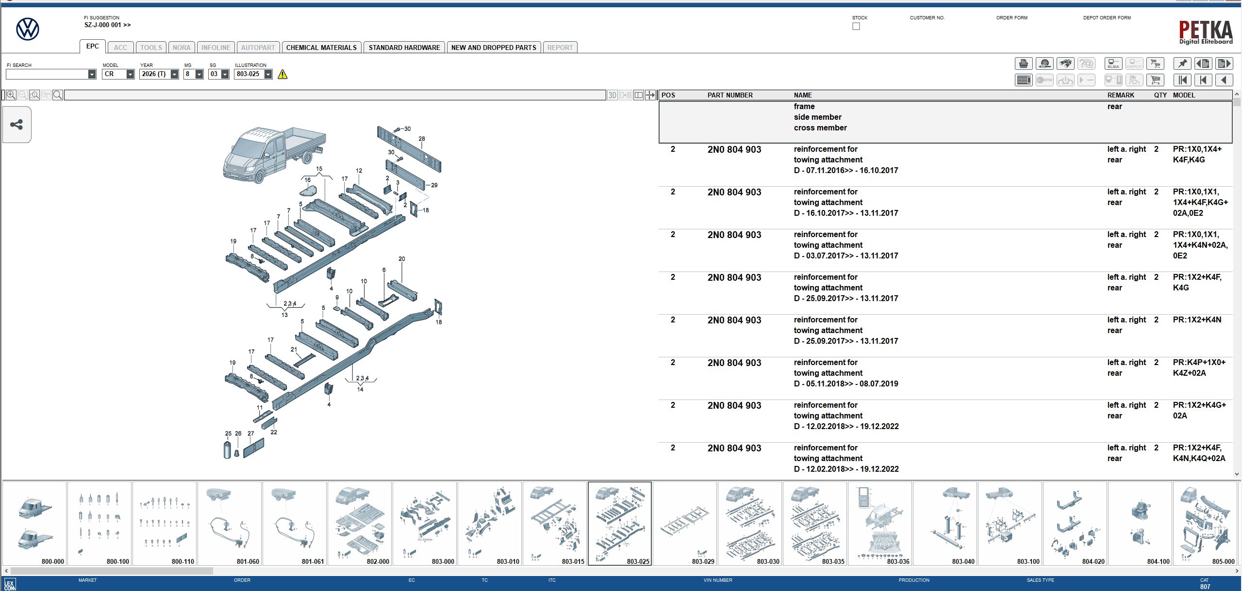 VMware Volkswagen Car EPC 8.3 11.2025 1628 Spare Parts Catalog 6