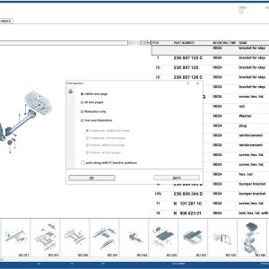 VMware Volkswagen Truck Bus EPC 8.3 11.2025 1628 Spare Parts Catalog Program 5
