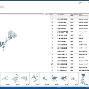 VMware Volkswagen Truck Bus EPC 8.3 11.2025 1628 Spare Parts Catalog Program 6