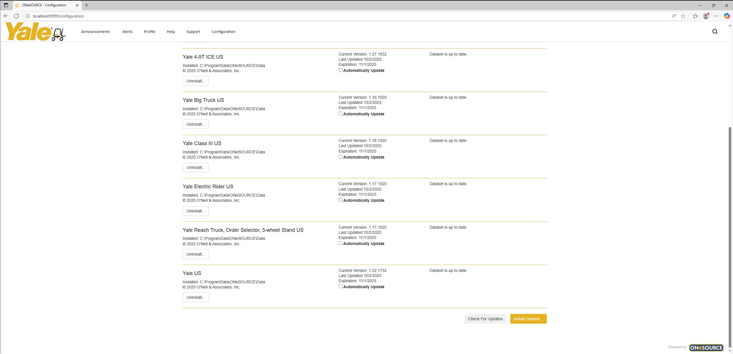 VMware Yale One Soucre Client 10.2025 Schematic Trouble Shooting Codes 1