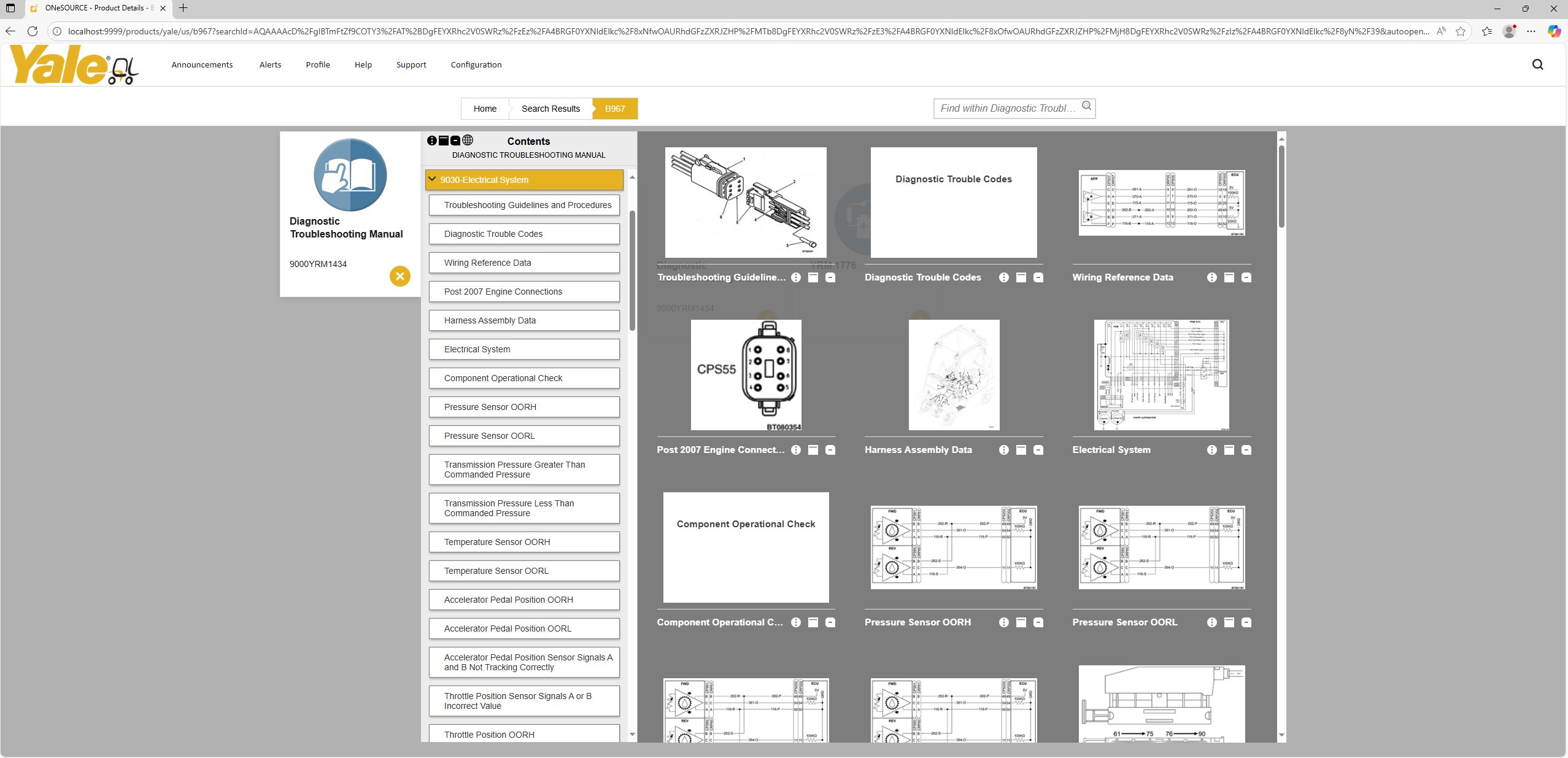 VMware Yale One Soucre Client 10.2025 Schematic Trouble Shooting Codes 11