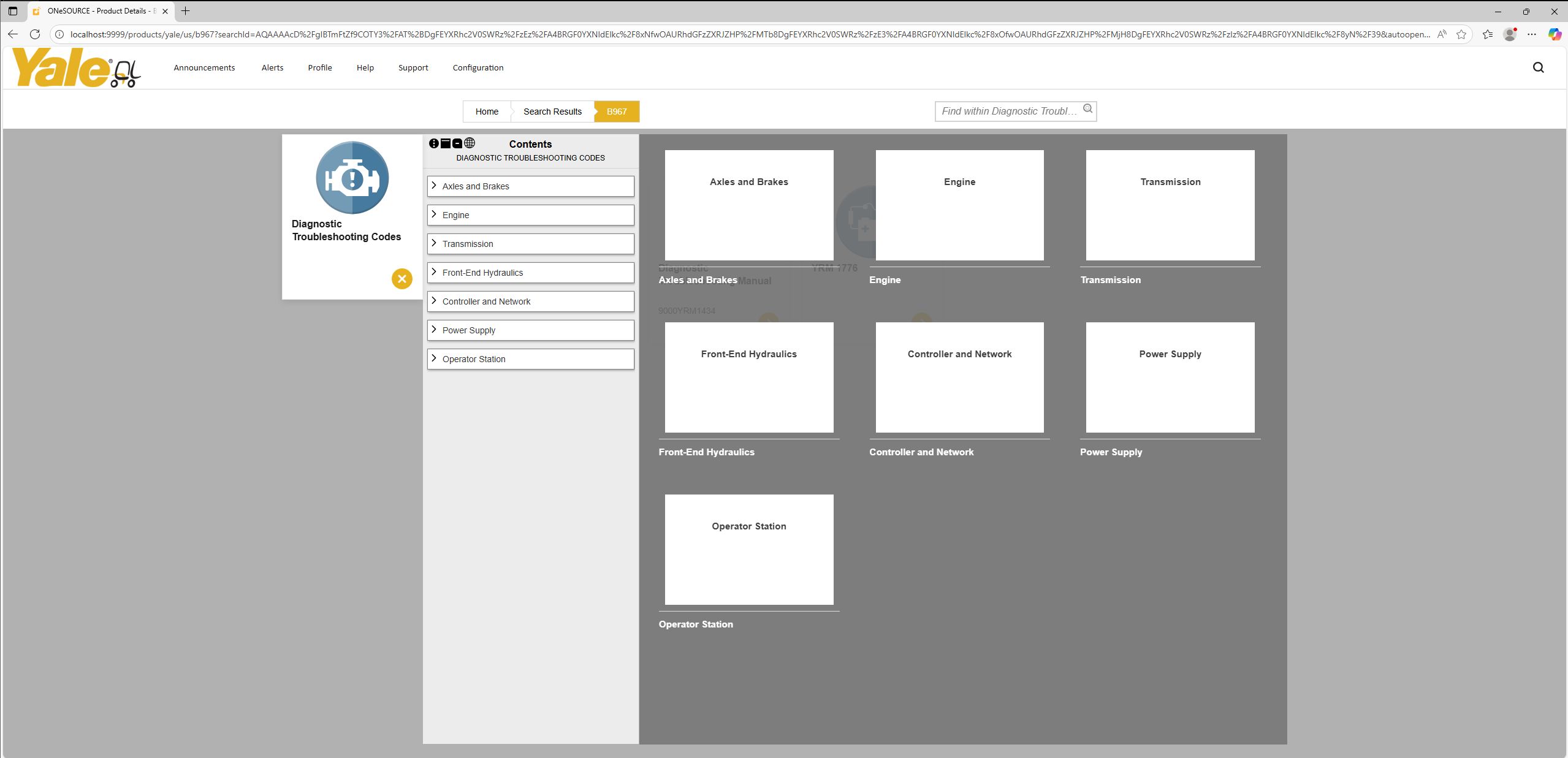 VMware Yale One Soucre Client 10.2025 Schematic Trouble Shooting Codes 5