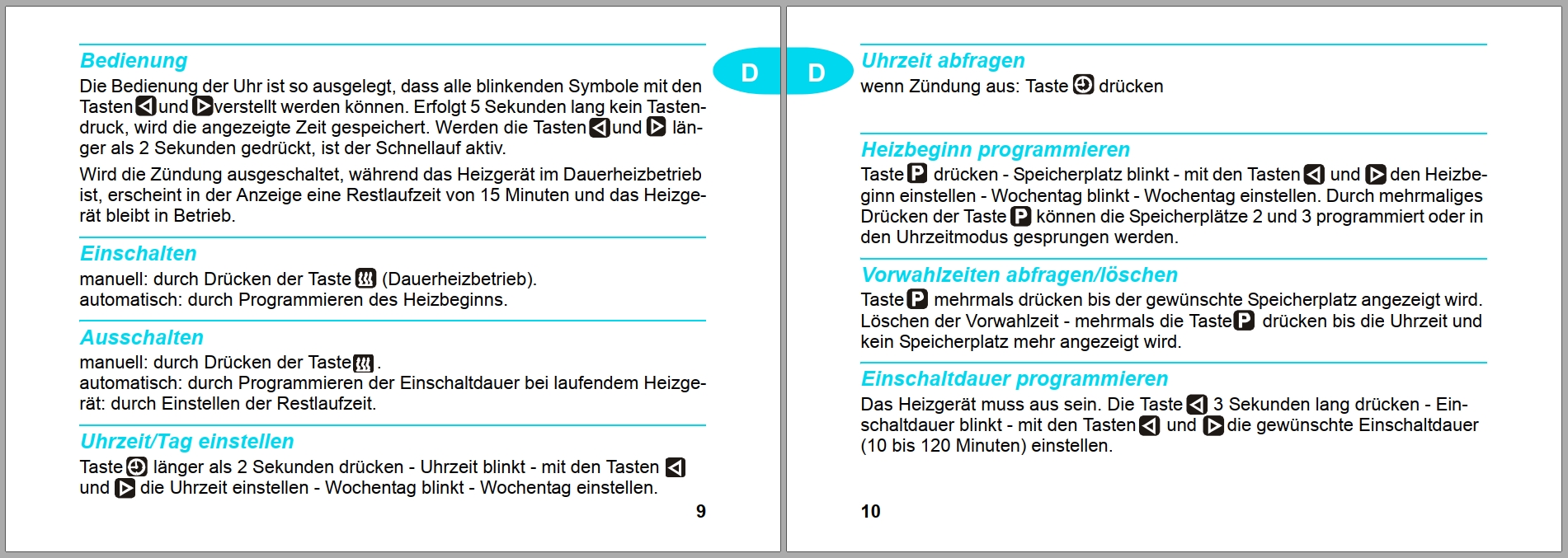 Webasto Water Heaters DBW 2010 DBW 2016 Operating And Servicing Manual ML (2)