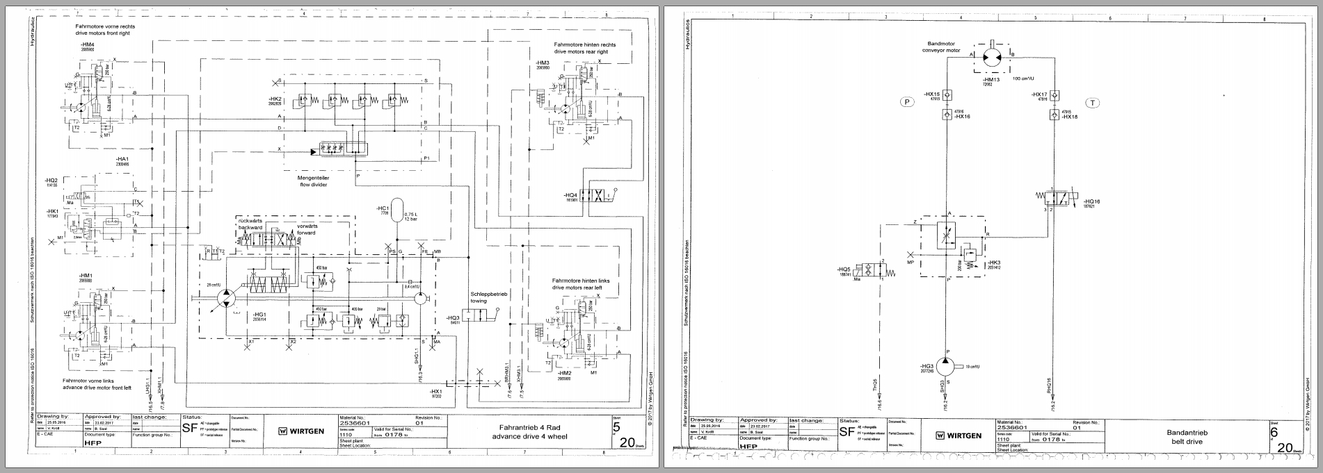 Wirtgen Asphalt Milling W100 1110 Series Wiring Diagram 2017 (2)