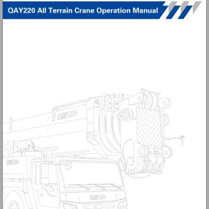 XCMG All Terrain Crane QAY220 Operation Manual (1)