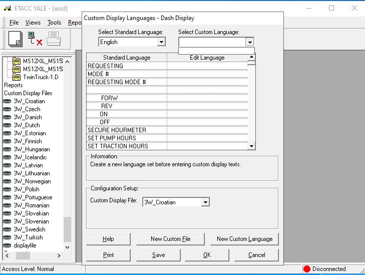 Yale Forklift ETACC 08.2024 2.42.15 Display Program and Database 8