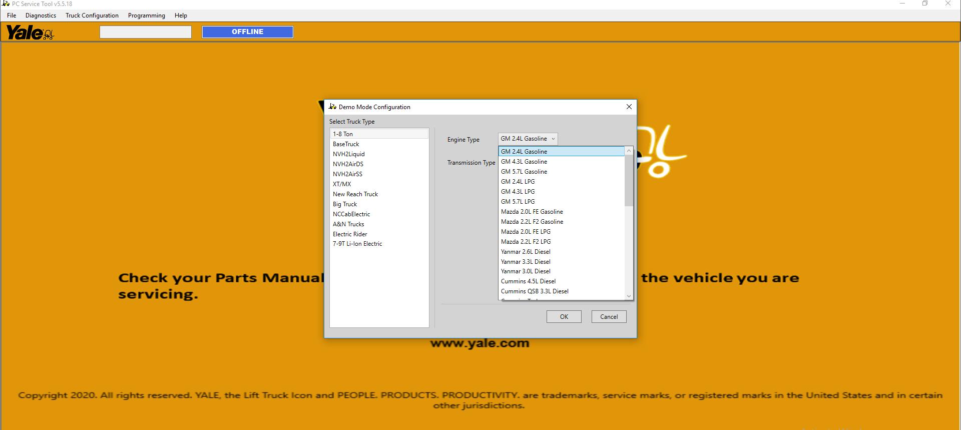 Yale Forklift PCST V5.5.18 2025 Diagnostic Solution 4