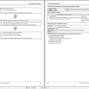 Yanmar Engine 3TNV88C To 4TNV98CT Troubleshooting Manual 0DTN4 G00200 2015 (3)