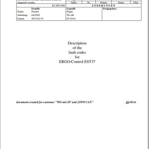 ZF ERGO Control EST37 Fault Codes (1)
