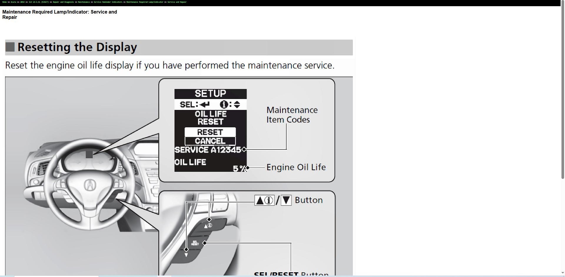 Acura ILX L4 2.4L K24Z7 2014 Repair and Diagnosis Manual (4)