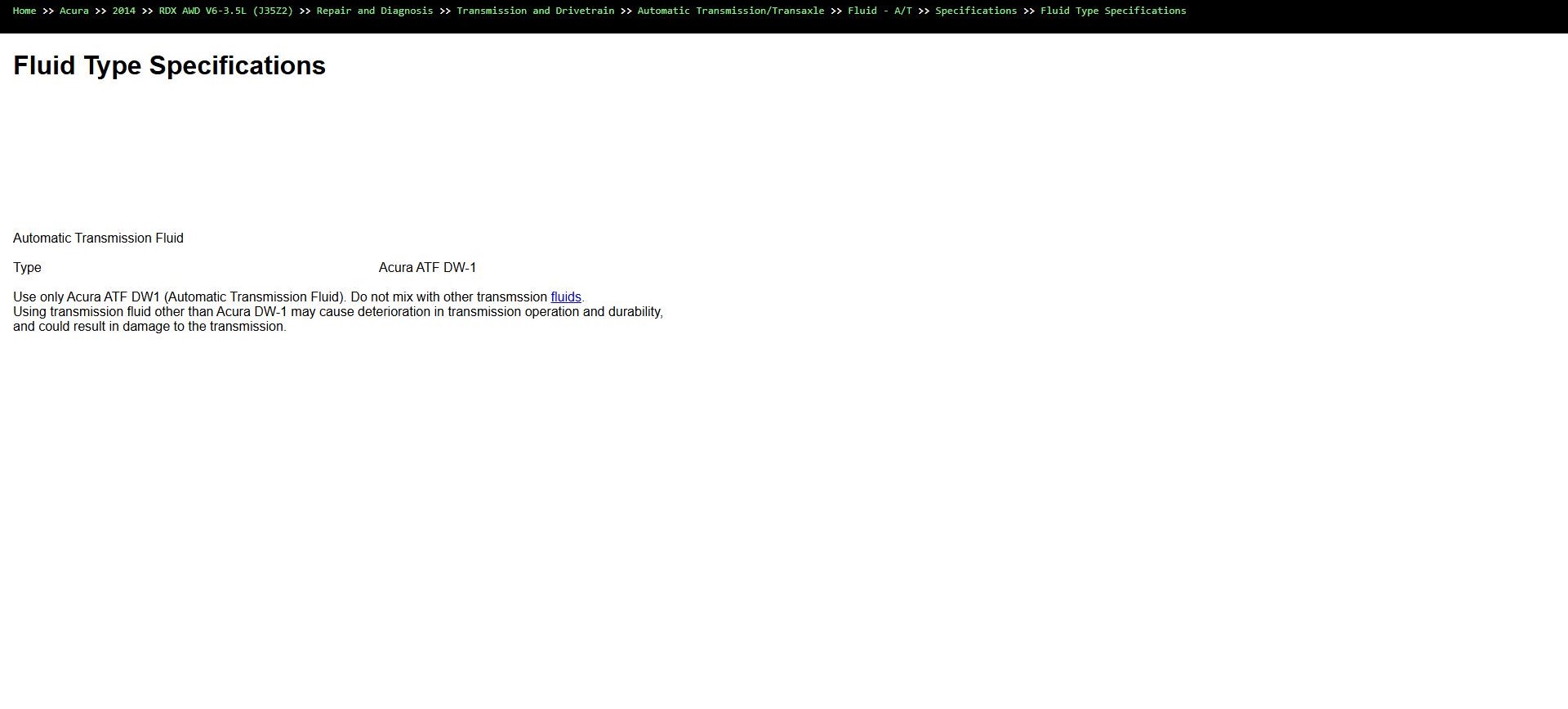 Acura RDX AWD V6 3.5L J35Z2 2014 Repair and Diagnosis Manual (3)