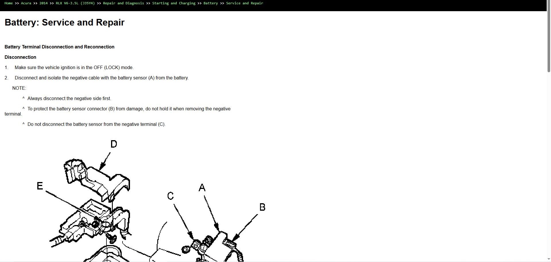 Acura RLX V6 3.5L J35Y4 2014 Parts and Repair Diagnosis Manual (3)