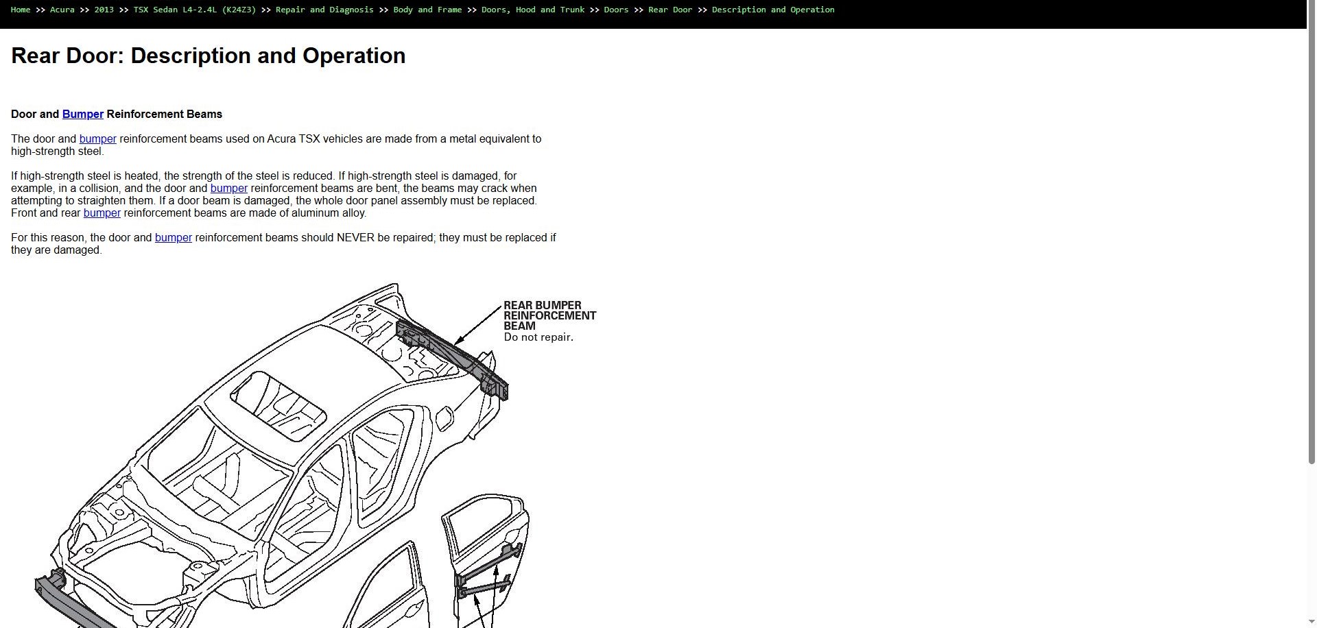 Acura TSX Sedan L4 2.4L K24Z3 2013 Parts and Repair Diagnosis Manual (3)