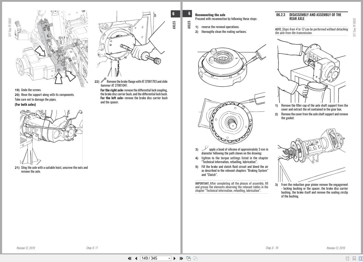 Antonio Carraro Tractor 107 Tony TR9800 Technical Support Manual 47310123 EN (2)