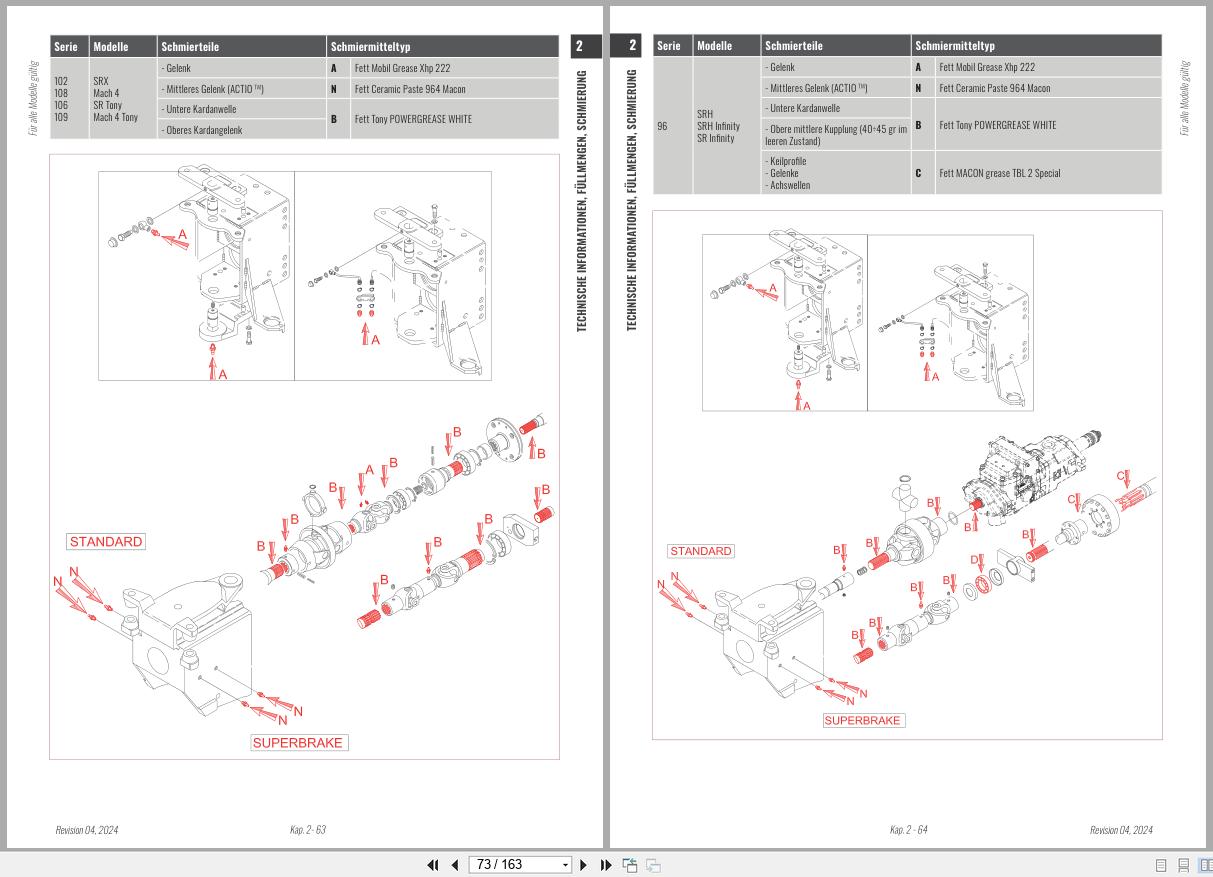 Antonio Carraro Tractor ERGIT 100 TRX9900 TRX8900 Axles Workshop Manual 47309282 DE (2)