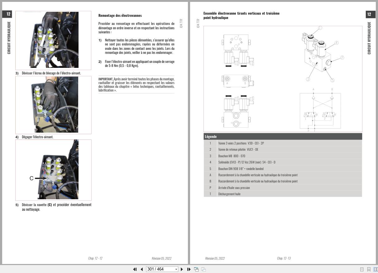 Antonio Carraro Tractor ERGIT 100 TTR7800 to TTR10900 Technical Support Manual 47310117 01 FR (3)