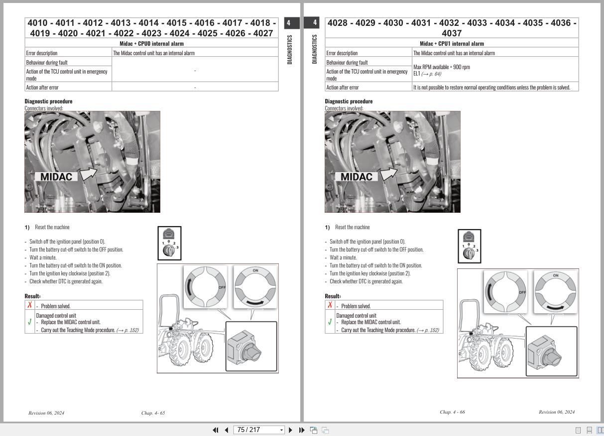 Antonio Carraro Tractor Ergit R SRX7900R to SRX10900R Diagnostic Workshop Manual 47307023 02 EN (2)