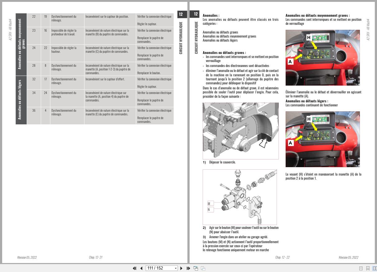 Antonio Carraro Tractor Ergit R SRX7900R to SRX10900R Hydraulic Workshop Manual 47311011 FR (3)