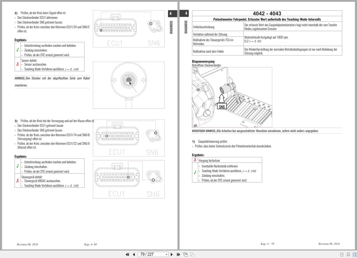 Antonio Carraro Tractor Ergit R TGF7900 to TGF10900 Diagnostic Workshop Manual 47307182 01 DE (2)