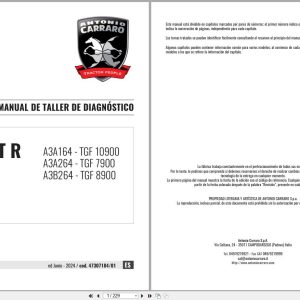 Antonio Carraro Tractor Ergit R TGF7900 to TGF10900 Diagnostic Workshop Manual 47307184 01 ES (1)