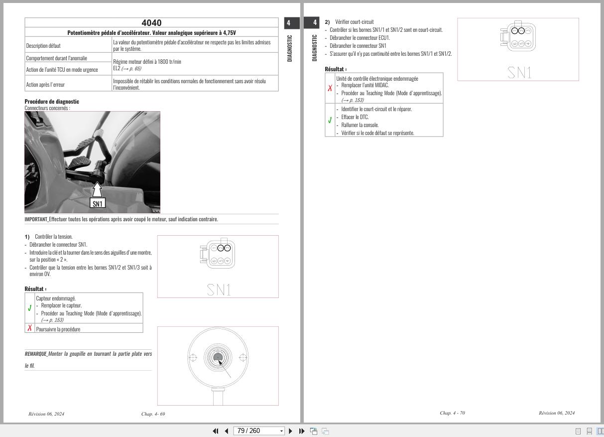Antonio Carraro Tractor Ergit R TRX7900 to TRG10900 Diagnostic Workshop Manual 47307171 01 FR (2)