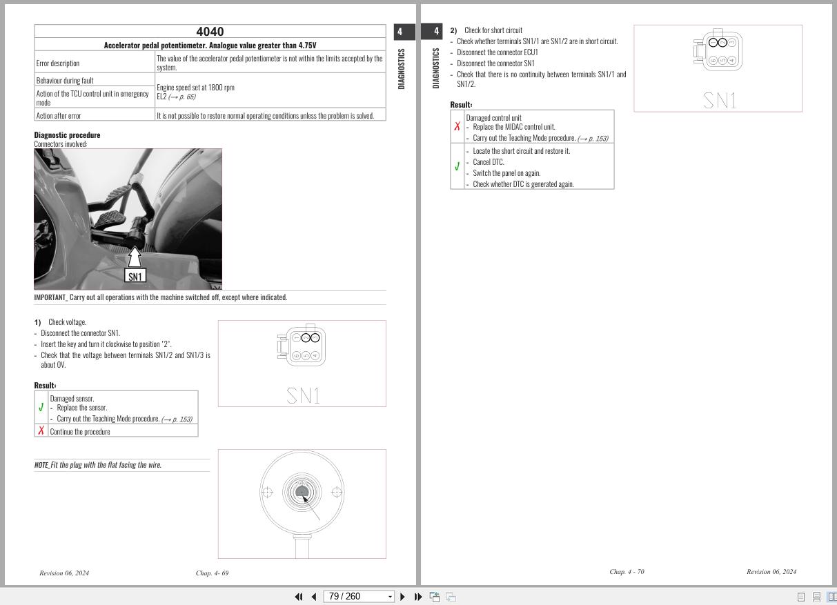 Antonio Carraro Tractor Ergit R TRX7900 to TRG10900 Diagnostic Workshop Manual 47307173 01 EN (3)