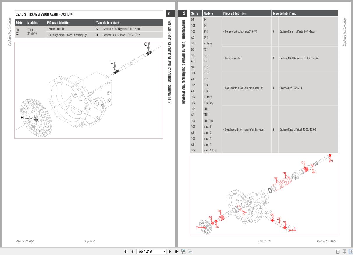 Antonio Carraro Tractor Ergit R TRX7900 to TRG10900 Engine Transmission Workshop Manual 47308331 FR (2)
