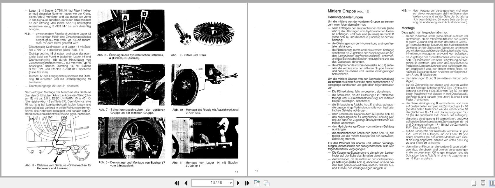 Antonio Carraro Tractor Series 16 Bitrac HS Operators Manual 47310014 DE (2)