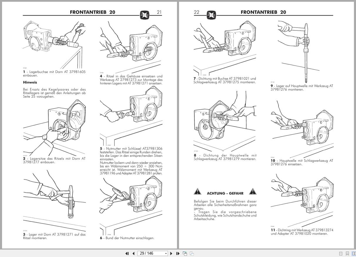 Antonio Carraro Tractor Series 17 Country Tigre Country 3700 4300 Maintenance Manual DE (2)