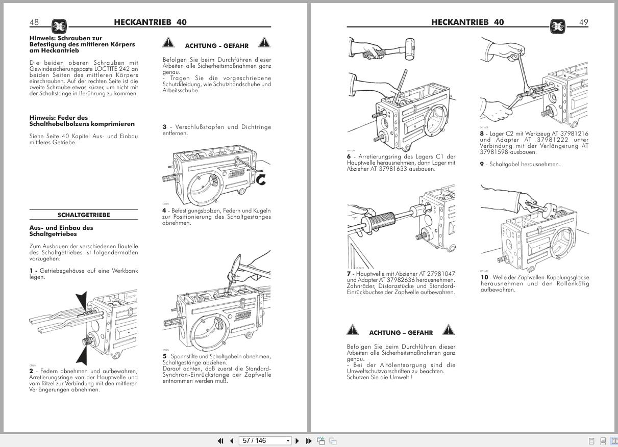 Antonio Carraro Tractor Series 17 Country Tigre Country 3700 4300 Maintenance Manual DE (3)