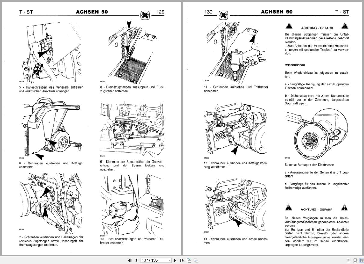 Antonio Carraro Tractor Series 21 23 Technical Maintenance Manual 47310017 DE (3)