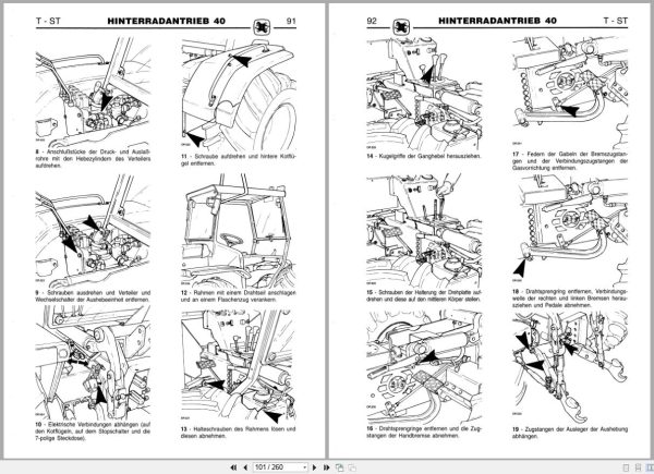 Antonio Carraro Tractor Series 22 24 25 Technical Assistance Manual 47310021 De (2)