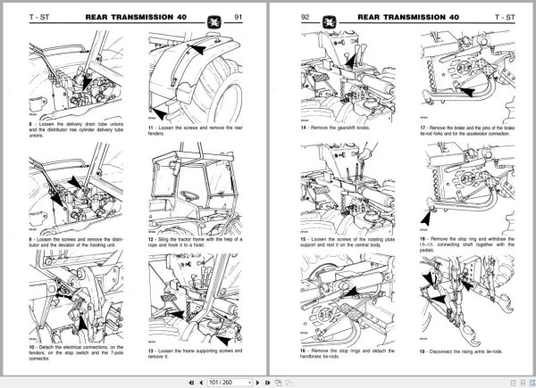 Antonio Carraro Tractor Series 22 24 25 Technical Assistance Manual 47310022 (2)