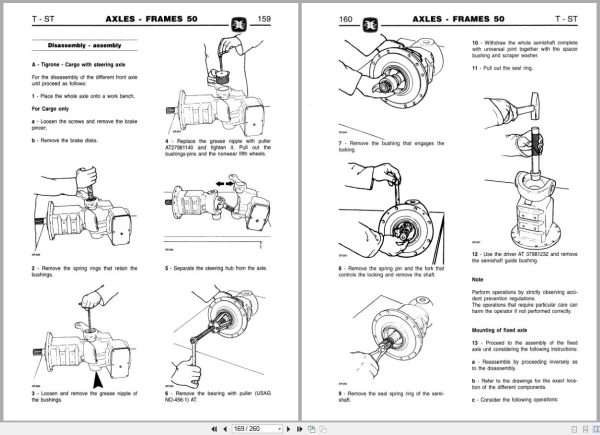 Antonio Carraro Tractor Series 22 24 25 Technical Assistance Manual 47310022 (3)