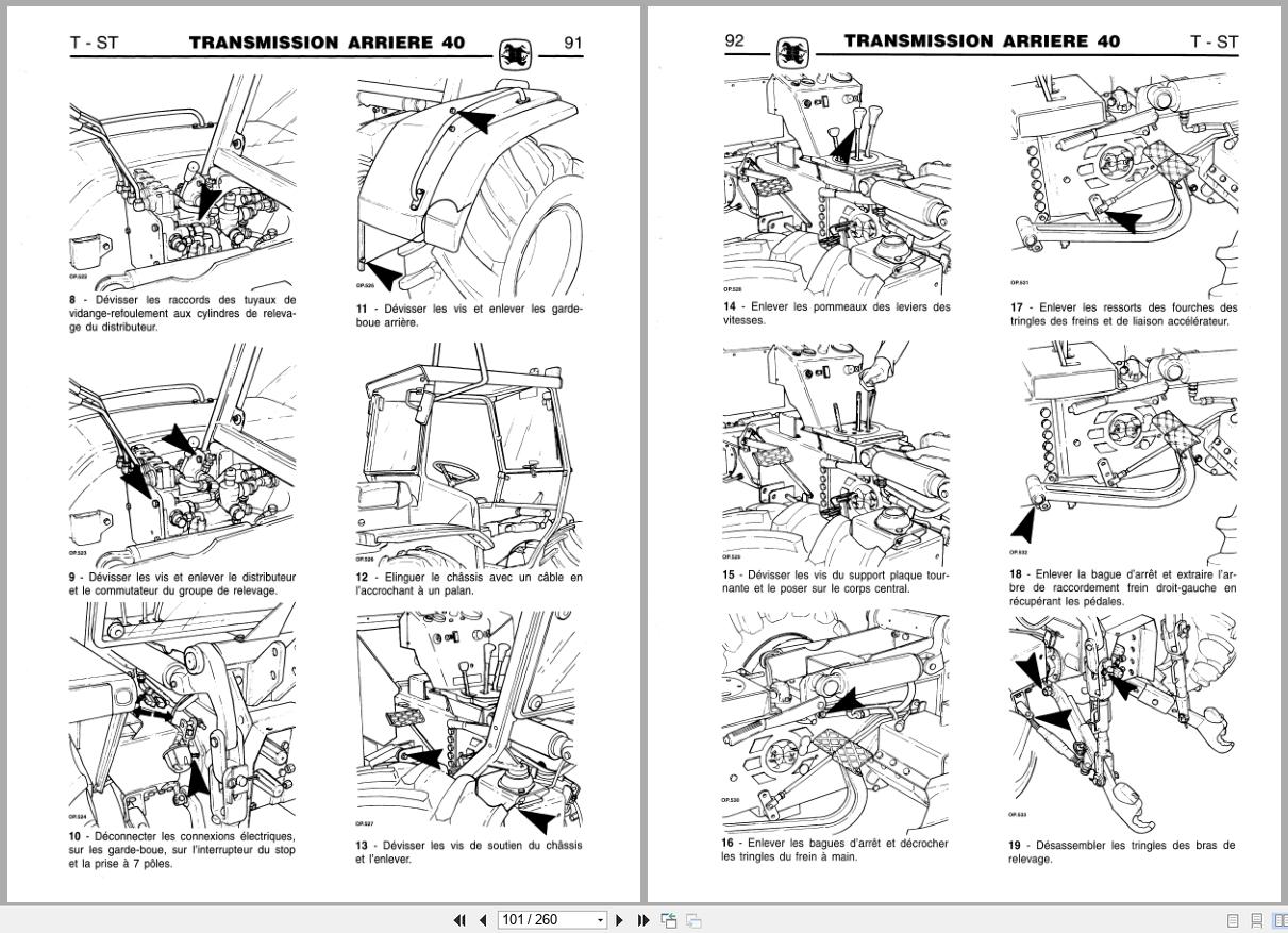 Antonio Carraro Tractor Series 22 24 25 Technical Assistance Manual 47310023 FR (2)