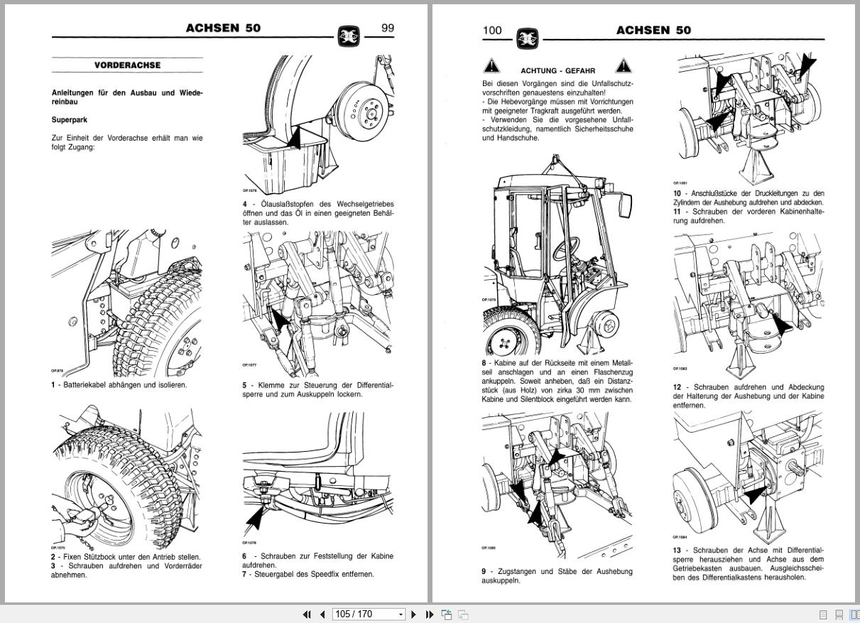 Antonio Carraro Tractor Series 30 2500 to 3800HST Technical Assistance Manual 47310025 DE (3)