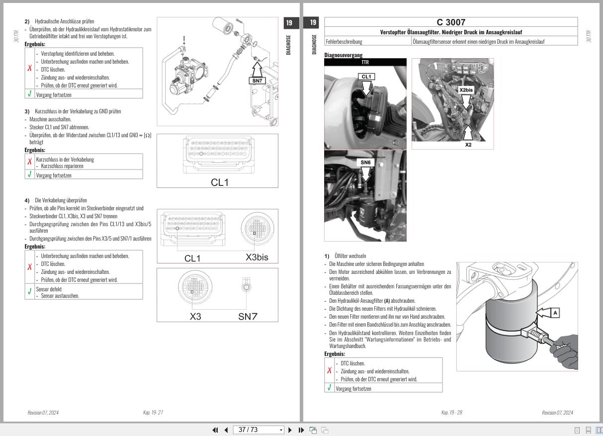 Antonio Carraro Tractor Series 30 TTR4800 Common Rail Diagnostic Workshop Manual 47307152 01 DE (2)