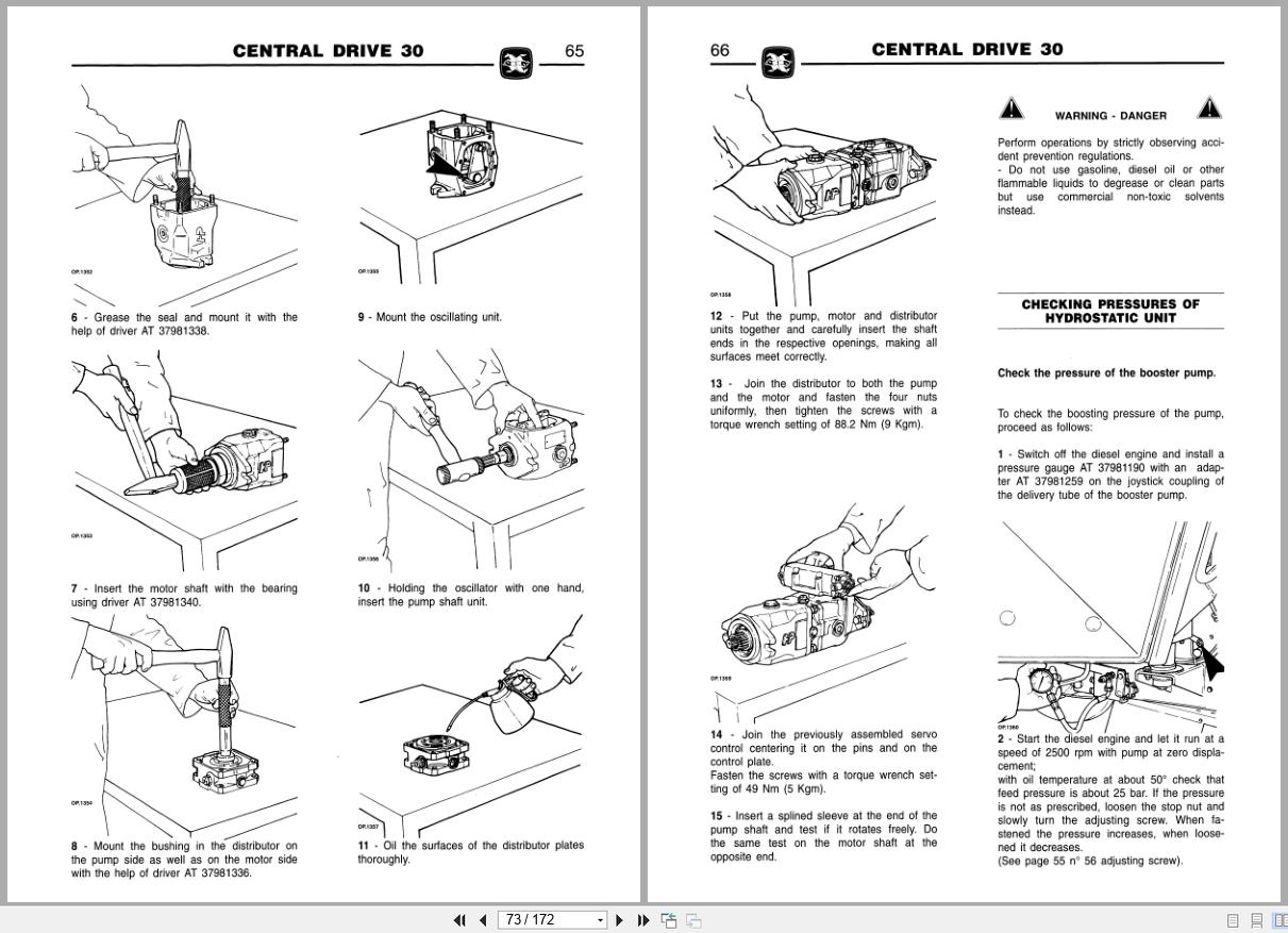 Antonio Carraro Tractor Series 35 5600 7700 Technical Assistance Manual 47310030 EN (2)