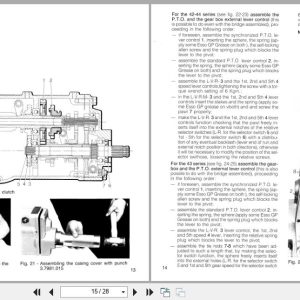 Antonio Carraro Tractor Series 42 43 44 Workshop Manual 47310007 En (2)