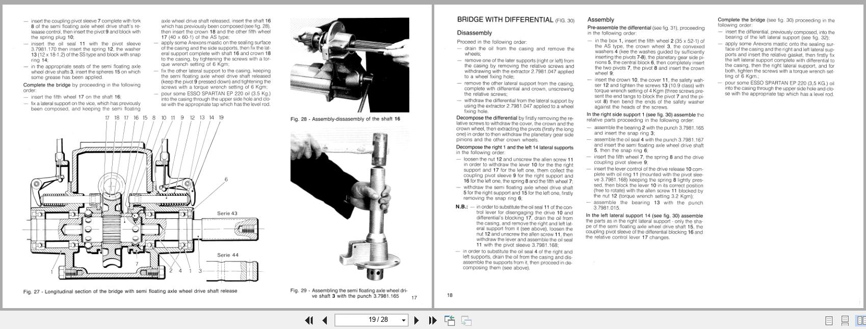 Antonio Carraro Tractor Series 42 43 44 Workshop Manual 47310007 EN (3)