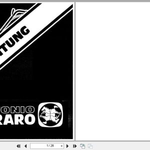 Antonio Carraro Tractor Series 42 43 44 Workshop Manual 47310009 DE (1)