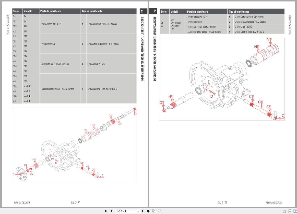 Antonio Carraro Tractor Series 97 TR7600 Infinity Axles Workshop Manual 47309150 IT (2)