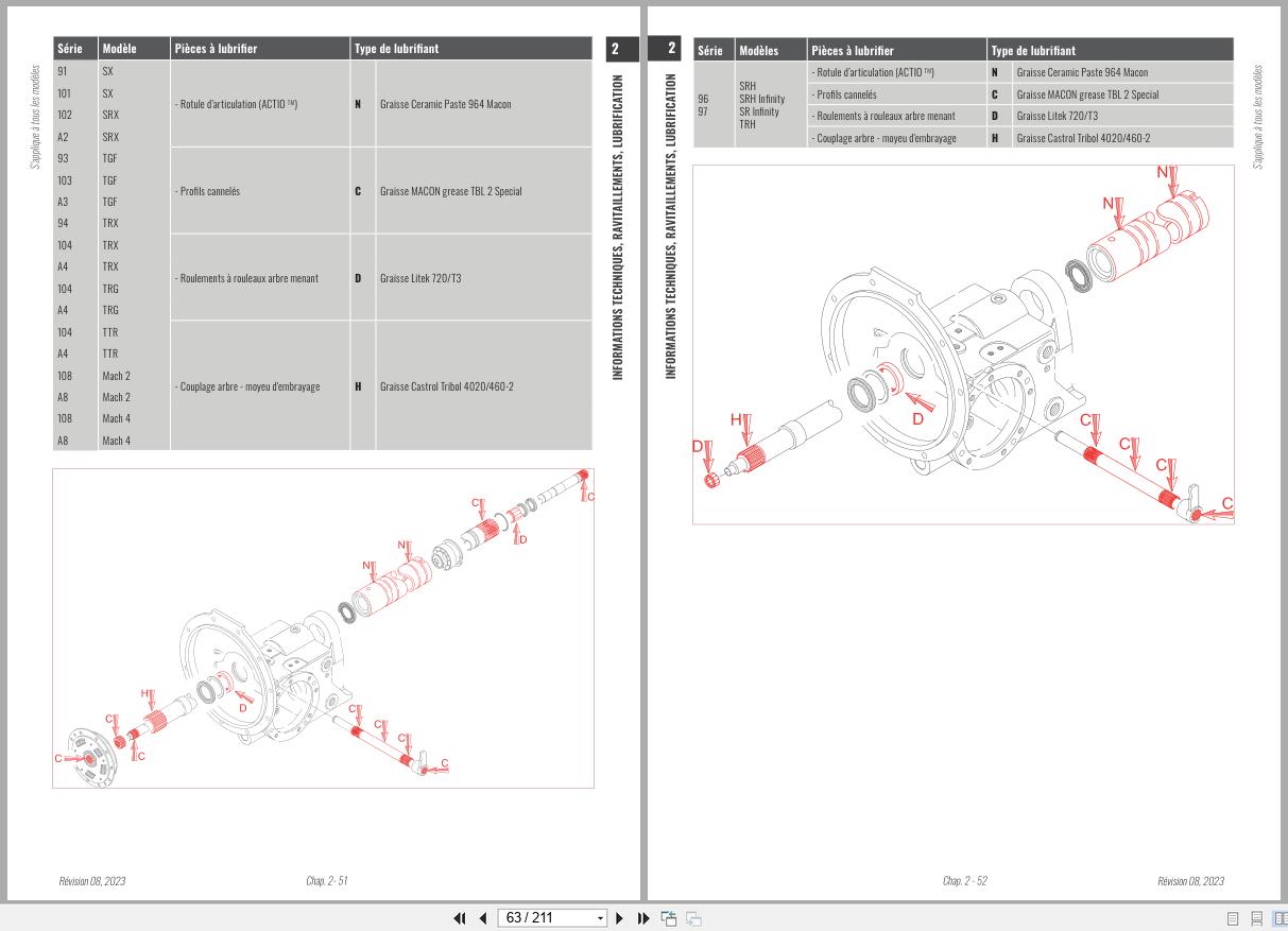 Antonio Carraro Tractor Series 97 TR7600 Infinity Axles Workshop Manual 47309151 FR (2)