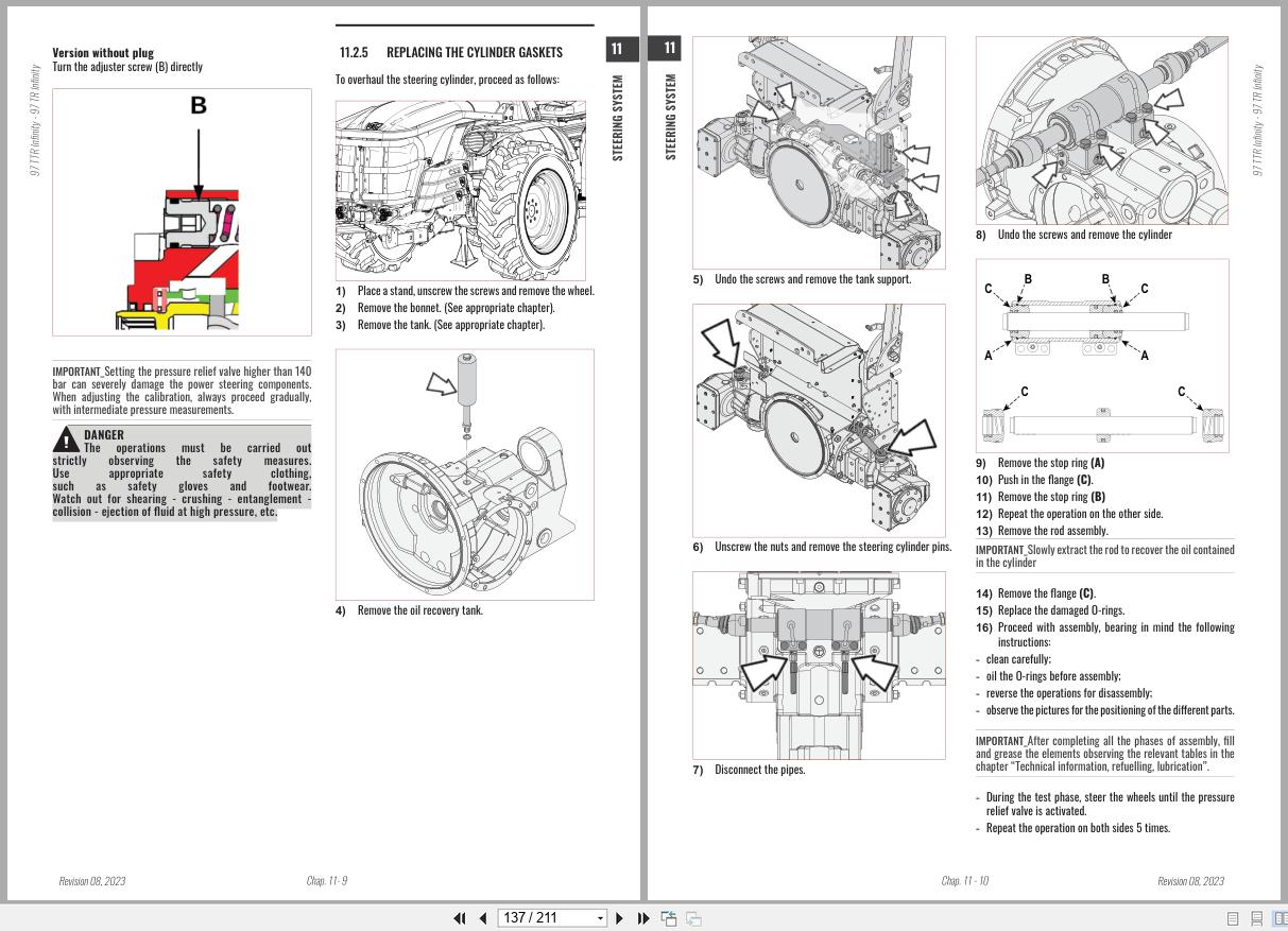 Antonio Carraro Tractor Series 97 TR7600 Infinity Axles Workshop Manual 47309153 EN (3)