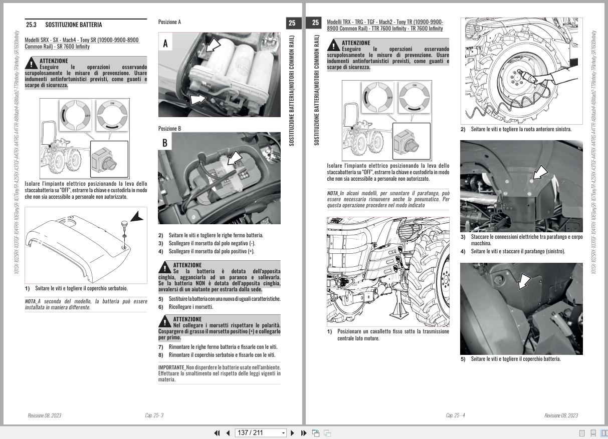 Antonio Carraro Tractor Series 97 TR7600 Infinity Diagnostic Workshop Manual 47307230 IT (3)